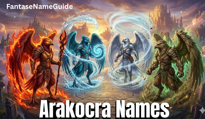 Arakocra Names Arakocra Names