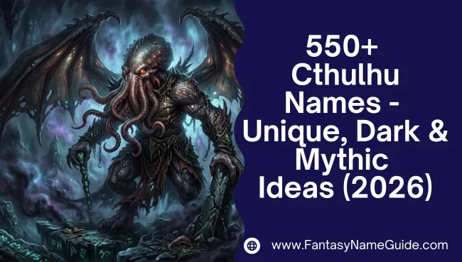 Cthulhu Names Generator