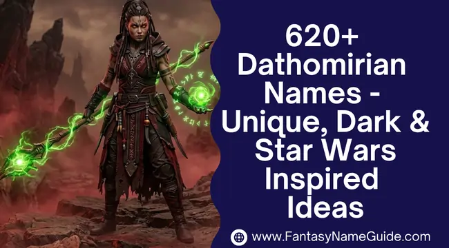 Dathomirian Names Generator
