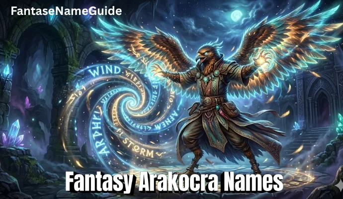 Fantasy Arakocra Names Fantasy Arakocra Names