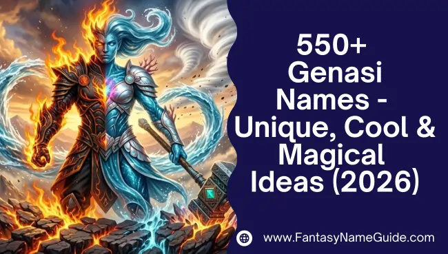 Genasi Names Generator