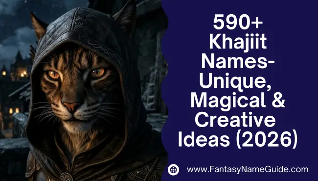 Khajiit Names Generator