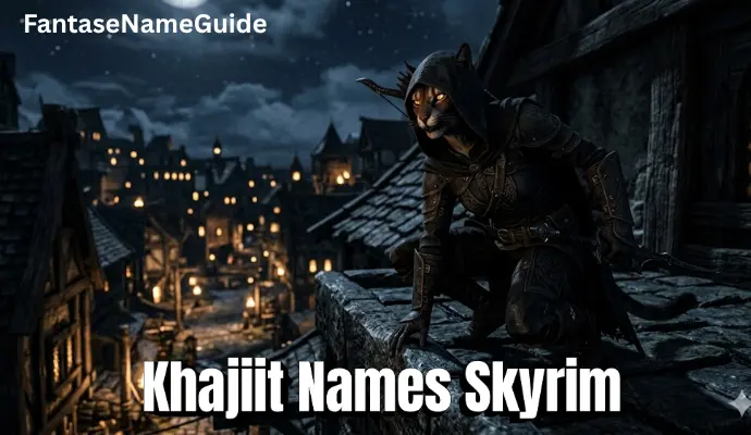 Khajiit Names Skyrim