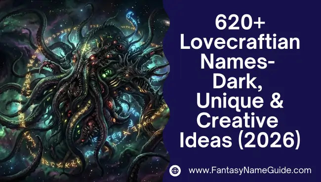 Lovecraftian Names Generator