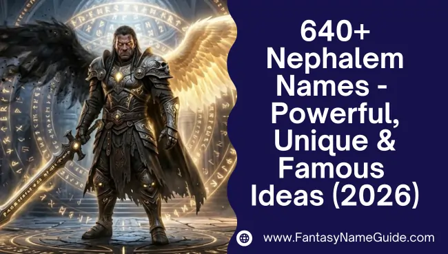 Nephalem Names Generator