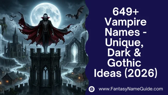 Vampire Names Generator
