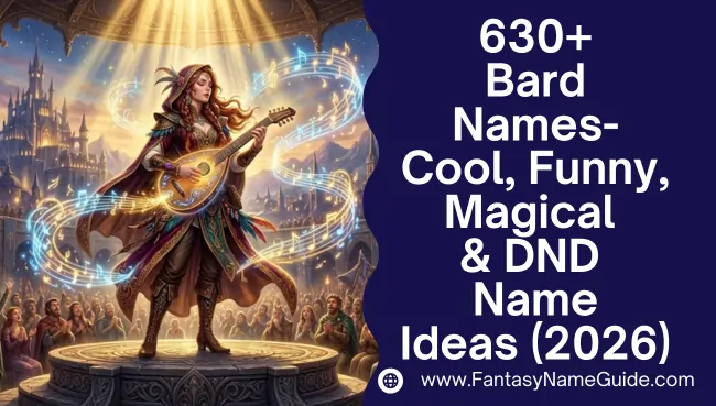 Bard Names Generator