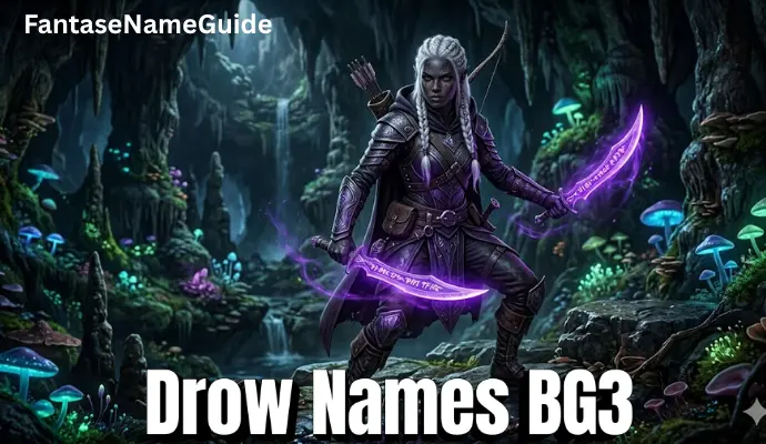 Drow Names BG3