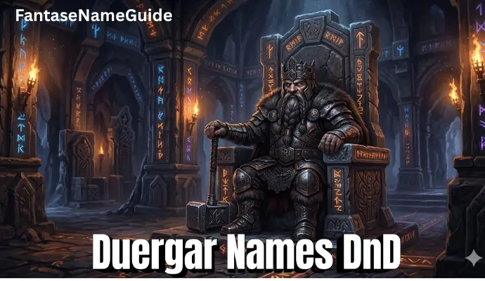 Duergar Names DnD