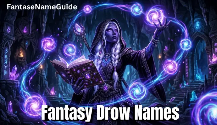 Fantasy Drow Names