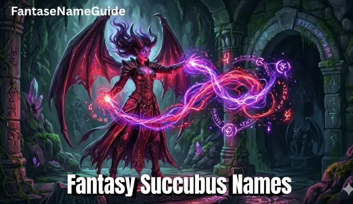 Fantasy Succubus Names