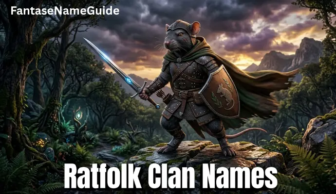 Ratfolk Clan Names