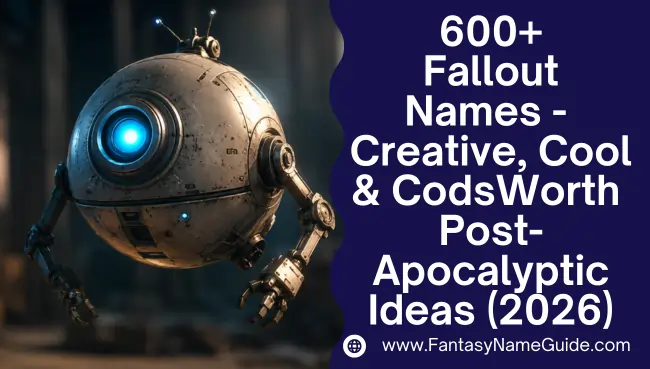 Fallout Names Generator