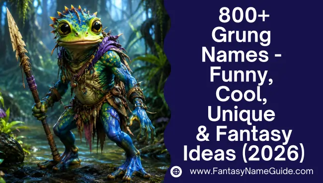 Grung Names Generator
