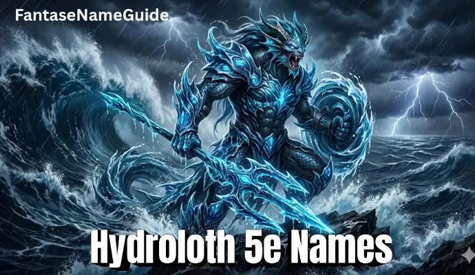 Hydroloth 5e Names Hydroloth 5e Names