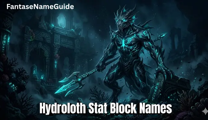Hydroloth Stat Block Names Hydroloth Stat Block Names