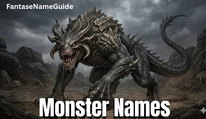 Monster Names Monster Names