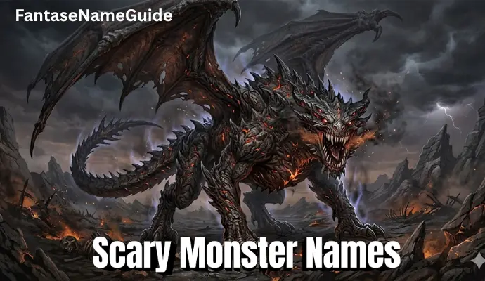 Scary Monster Names Scary Monster Names