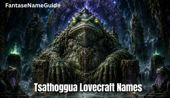 Tsathoggua Lovecraft Names