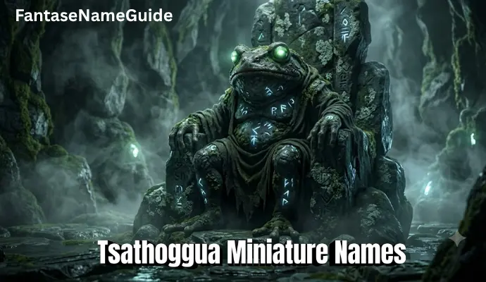 Tsathoggua Miniature Names