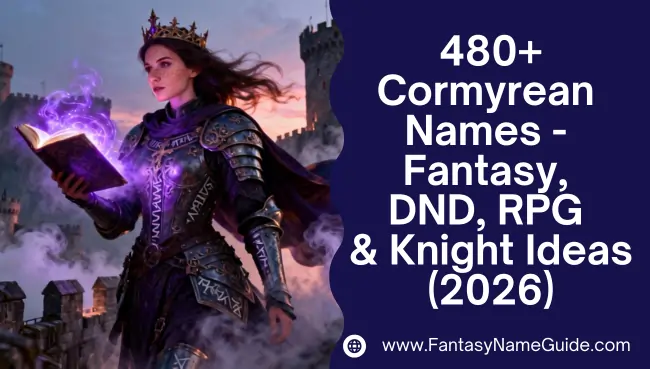 Cormyrean Names Generator