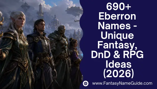 Eberron Names Generator