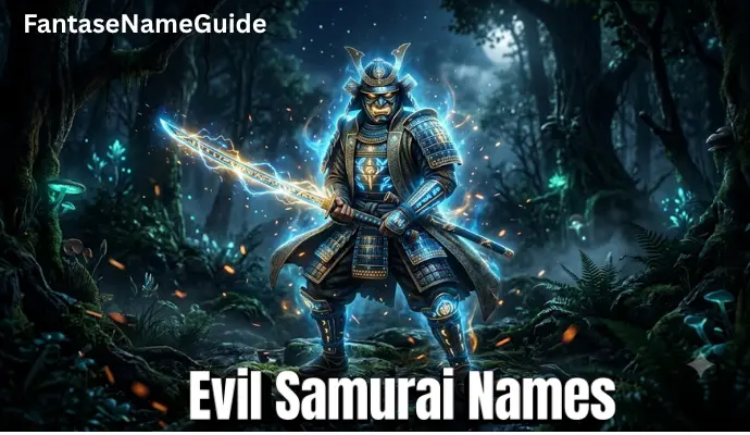 Evil Samurai Names Evil Samurai Names