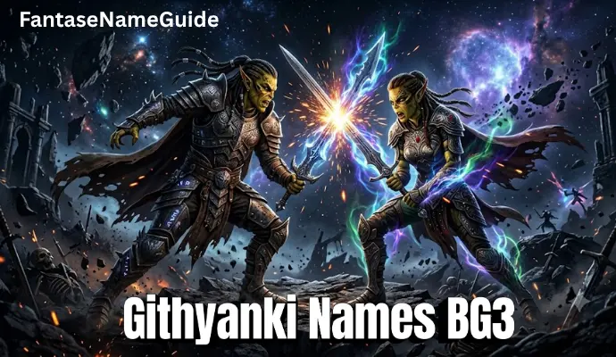 Githyanki Names BG3