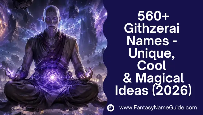 Githzerai Names Generator