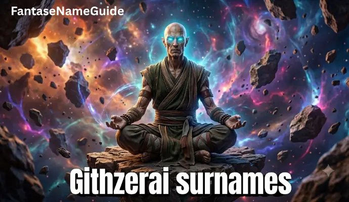 Githzerai Surnames Githzerai Surnames