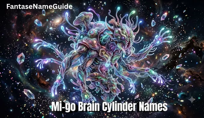 Mi-go Brain Cylinder Names Mi-go Brain Cylinder Names