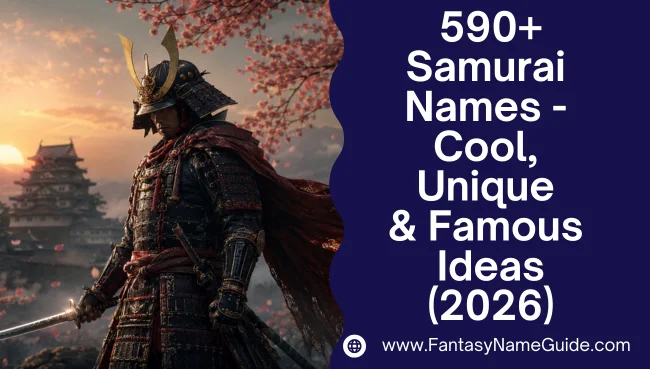 Samurai Names Generator