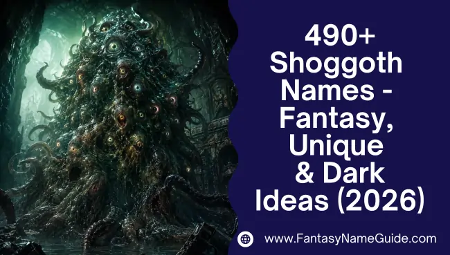 Shoggoth Names Generator