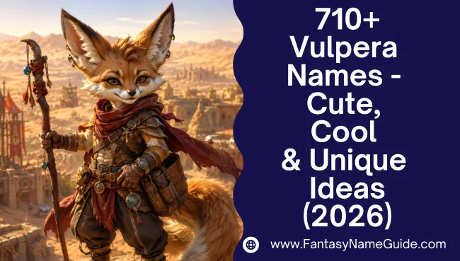 Vulpera Names Generator