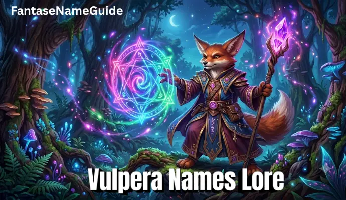 Vulpera Names Lore