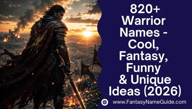 Warrior Names Generator