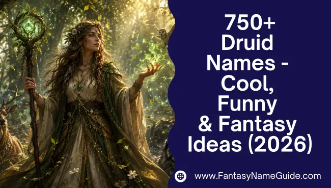 Druid Names Generator