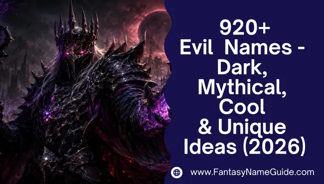 Evil Names Generator