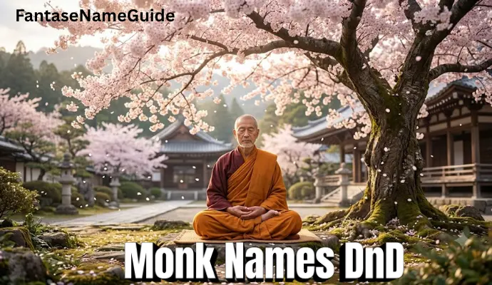 Monk Names DnD Monk Names DnD