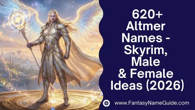 Altmer Names Generator