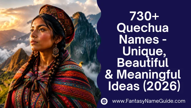Quechua Names Generator