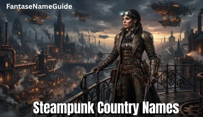 Steampunk Country Names
