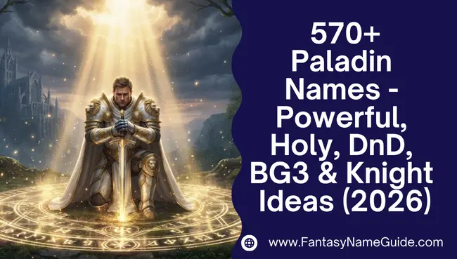 Paladin Names Generator